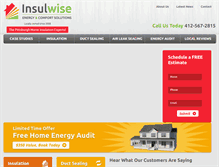 Tablet Screenshot of insulwise.com